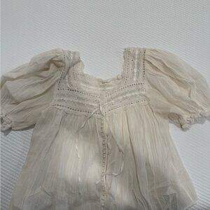 Doen Anneth Lace Detail Top